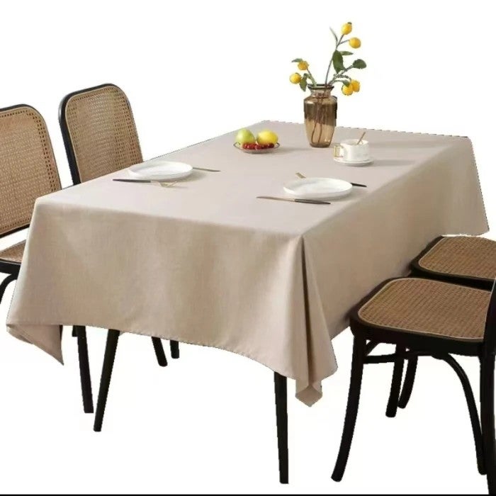 Bluejw Cotton and Linen Tablecloth Waterproof and Oil Resistant New Chinese Rectangular Tablecloth Dustproof Dinning Table Fabric - Image 2